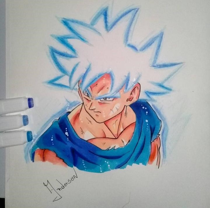 Anderson silva on Instagram: Desenhando o Goku e o vegeta #art #dragonball  #goku #desenho